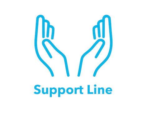 Support-Line-Help (Cyan)